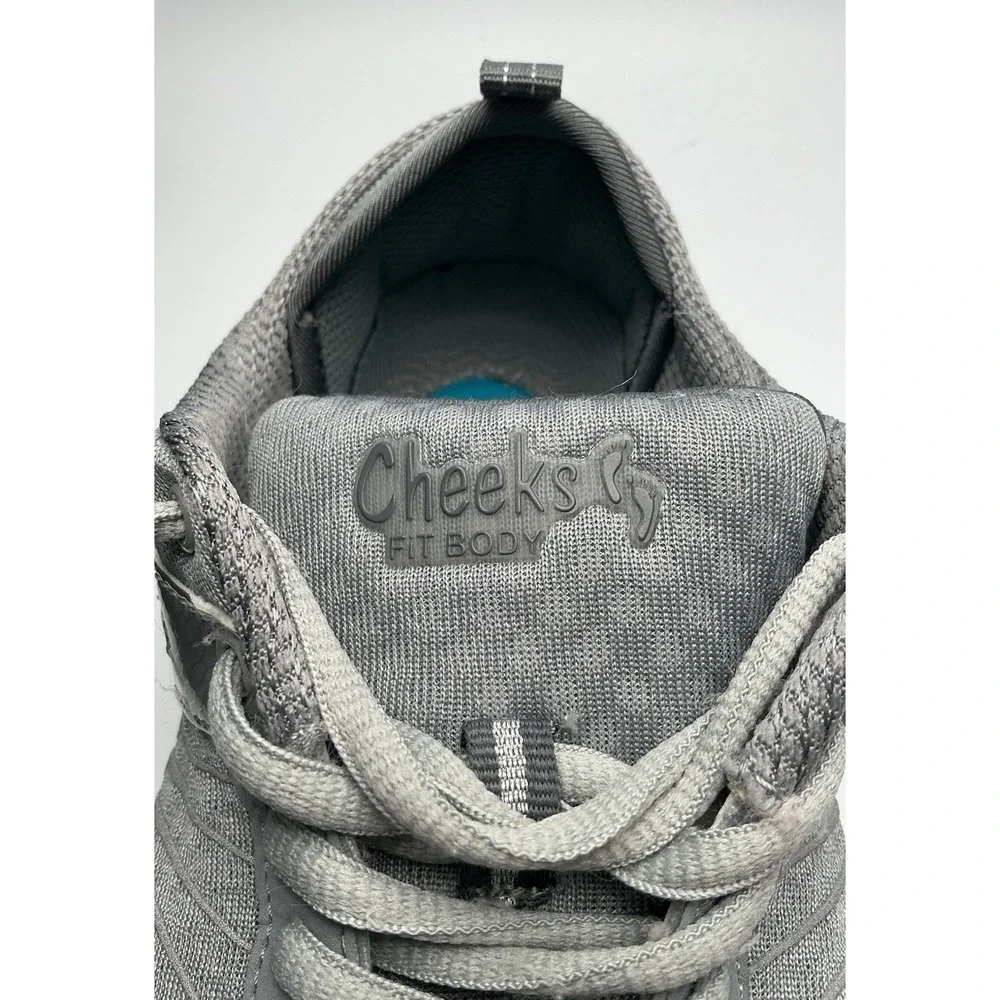 Cheeks Fit Body Women's Grey Energy Pad Sneakers Size 7.5